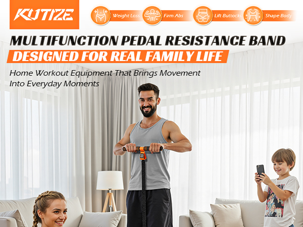 home gym arm and waist training pedal band