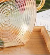 Glass Pitcher with Lids for Fridge Door