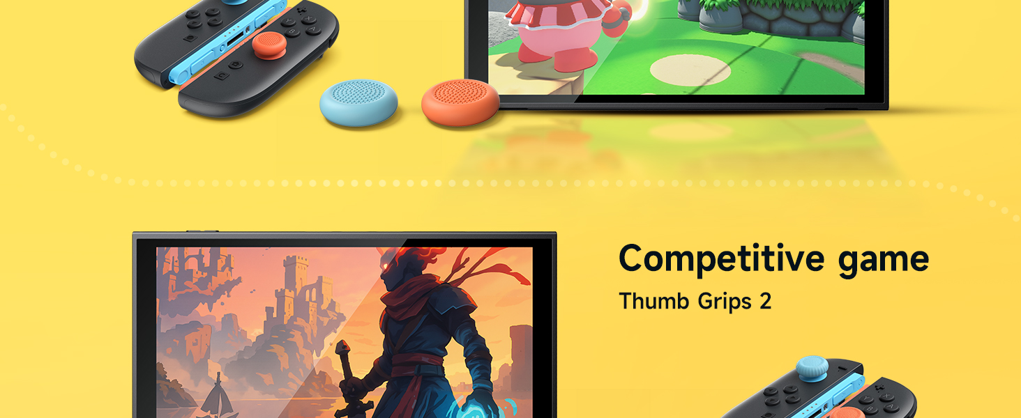 JSAUX Thumb Grips for Nintendo Switch 2