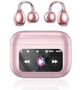 Yeabomy Clip On Ear Headphones, Open Ear Earbuds Wireless Bluetooth 5.4, Clip On Earbuds with LCD...