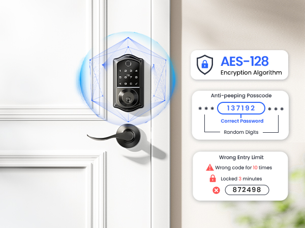 keyless entry door lock