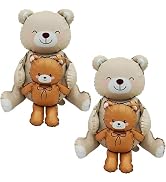2Pcs 37 Inch Matte Bear Balloons