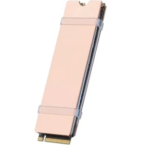SSD cooling installation using slim copper heatsink Samsung 980 Pro NVMe ultra-thin Ultrabook
