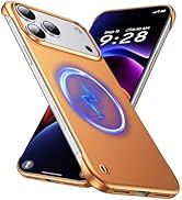 GRECAZO Magnetic Ultra Thin Frosted Designed for iPhone 17 Pro Max Frameless Case 6.9 inch [Compa...