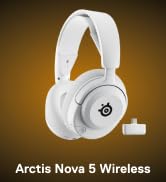 SteelSeries Arctis Nova 5 Wireless Multi-System Gaming Headset - White | Neodymium Magnetic Drive...