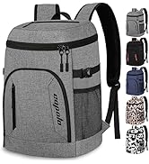 Capolo Cooler Backpack 30 Cans, Insulated Backpack Cooler Leak Proof Large Capacity Thermal Bag B...