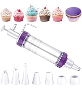 FATUXZ Dessert Decorating Syringe Set, Icing Piping Kit, Icing Dispenser Cupcake Filling Injector...