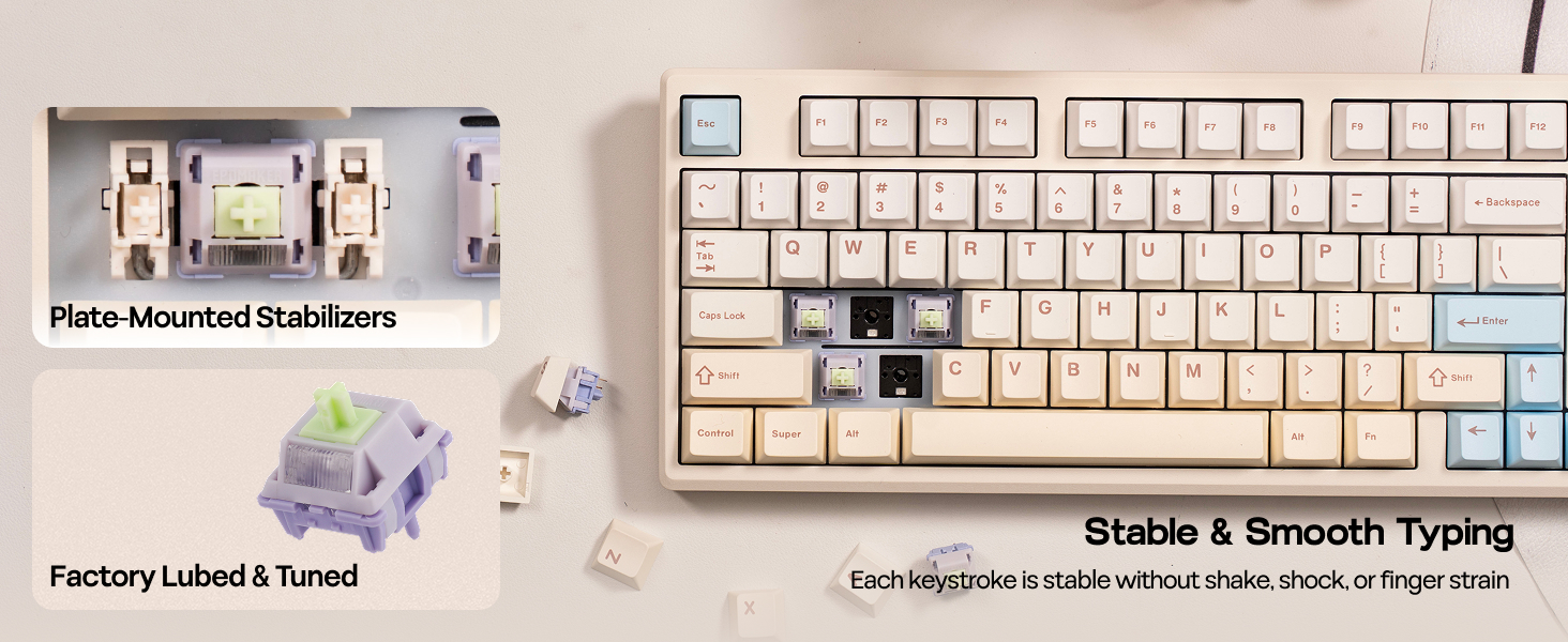 Galaxy100 Lite QMK/VIA Gaming Keyboard