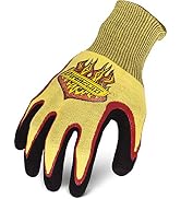 Ironclad mens Work Gloves, Yellow, Large US