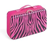 Badger Basket Hard Shell Storage Case for 12-inch Fashion Dolls, Holds 6 Dolls Plus Accessories, ...