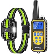 Heaflex Electric Dog Training Collar with Remote 1640FT, E-Shock, Safe Training Modes, Rechargeab...