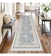 Restydon Runner Rug 2x8 Runners for Hallways Non Slip Washable, Vintage Hallway Runner Rugs for L...