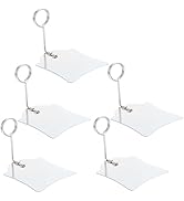 SHINEOFI 5pcs Tag Clip Desktop Stand Classroom Decorations Supermarket Tag Clips Rotating Stand R...