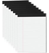 Note Pads 8.5 x 11 Legal Pads 8 Pack Narrow Ruled Writing Pads Notepads | Pads of Paper 30 Sheets...