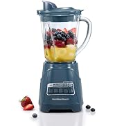 Hamilton Beach Power Elite Wave Action Blender For Smoothies, 40 Oz Glass Jar, 12 Functions Inclu...