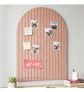 Large Arched Felt Bulletin Board 36" x 48"-12 Pack Cork Board for Walls,Decorative Felt Pin Board...