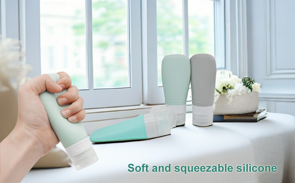 silicone travel containers