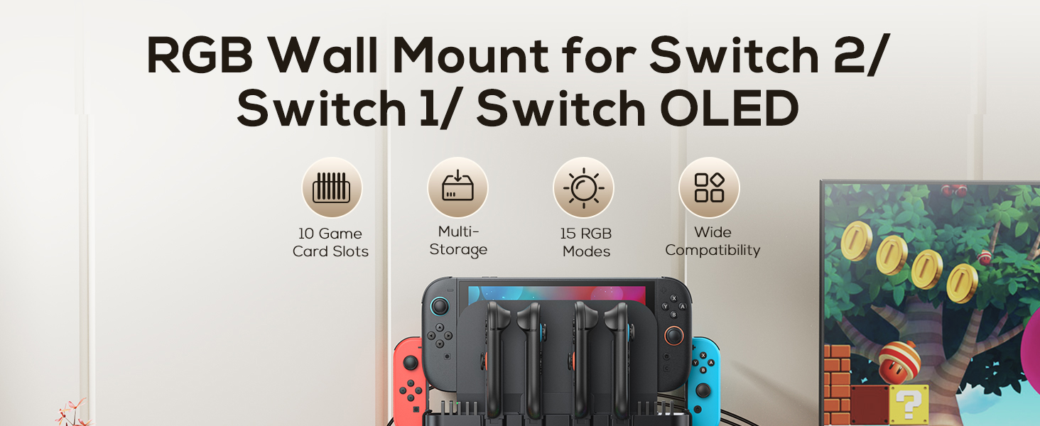 nintendo switch 2 wall mount