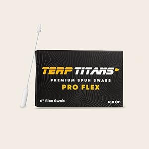 Terp Titans Pro Flex Flexible Logn Cotton Swab