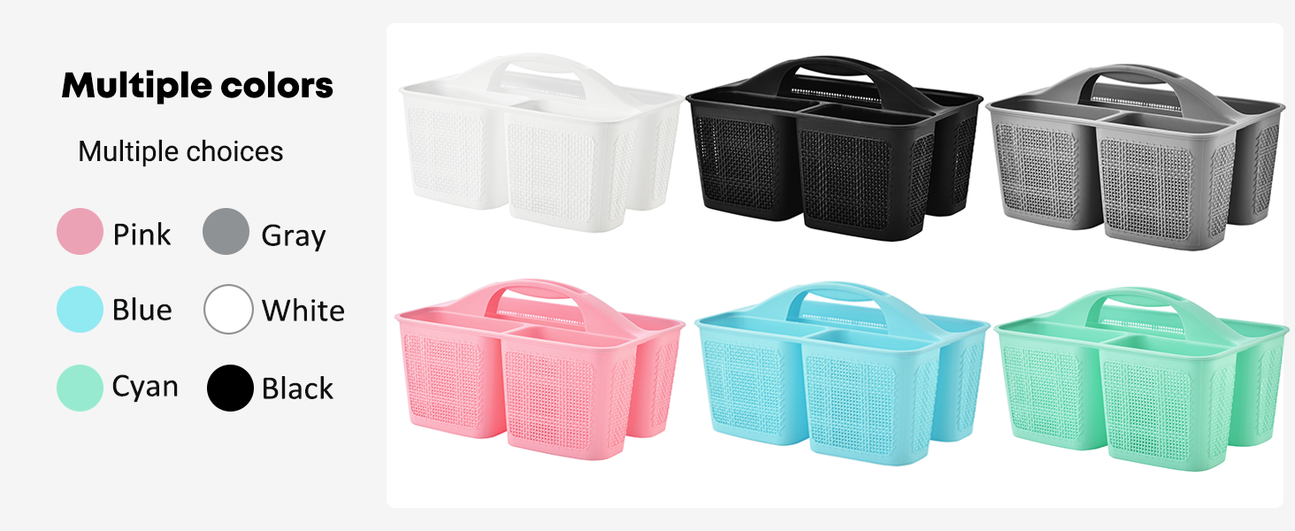 Plastic Shower Caddy Basket