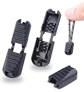 25 Pack Zipper Pull Tabs Cord Ends Tips Shoe Lace End Clips Cord Lock for Paracord Molle Backpack...