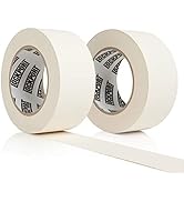 Lockport White Gaffers Tape 2 inch x 30 Yards - 2 Pack Pro White Gaff Tape - No Residue, Water Re...