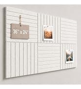 Baysola Large Cork Boards for Walls – 36" x 24" Self Adhesive Felt Wall Tiles, Ideal for Office B...