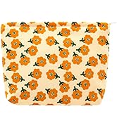 PAZIMIIK Makeup Bags for Purse Zipper Cosmetic Pouch Large Travel Canvas Make Up Organizer Tool P...