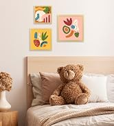 HEART ART 8x8 Gold Picture Frame Set of 9, Display Pictures 4x4 with Mat or 8 x 8 without Mat, Mu...