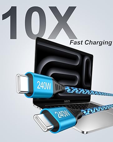 240w usb c to usb c cable fast charging