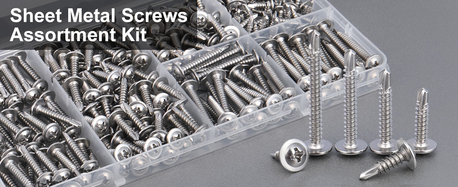 sheet metal screws assortment kit