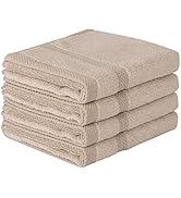 Mother-Earth 4 Pcs Modal Cotton Fingertip Towels - Extra Absorbent and Soft Terry Bathroom Towels...