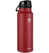 Fanhaw 40 Oz Insulated Stainless Steel Water Bottle with Chug Lid – Wide Mouth, Leak-Proof, BPA-F...