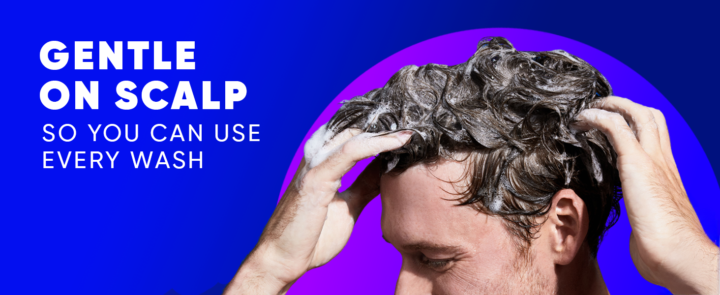 Gentle formula for scalp health; suitable for regular use to control dandruff