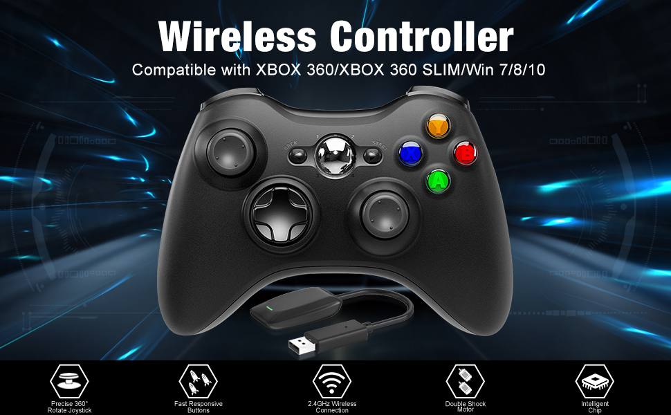 xbox 360 controller wireless