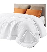 Bedsure Comforter Duvet Insert - Quilted Comforters Queen Size, All Season Duvet, GentleSoft Down...