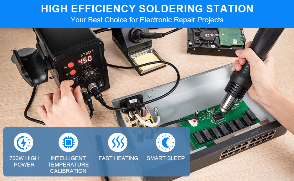 HIGH EFFICIENCY SOLDERING STATION