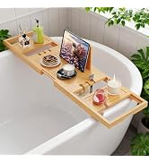 Bathtub Tray,Bath Tray for Tub,Bath Tub Tray Wood,Bath Caddy Tray for Bathtub,Bathtub Trays for T...