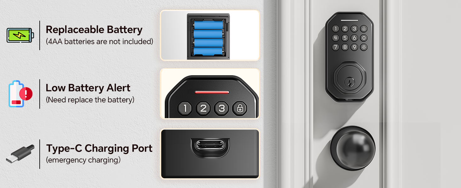 keyless entry door lock