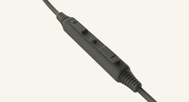 Rumble Wired Earplug Headphones