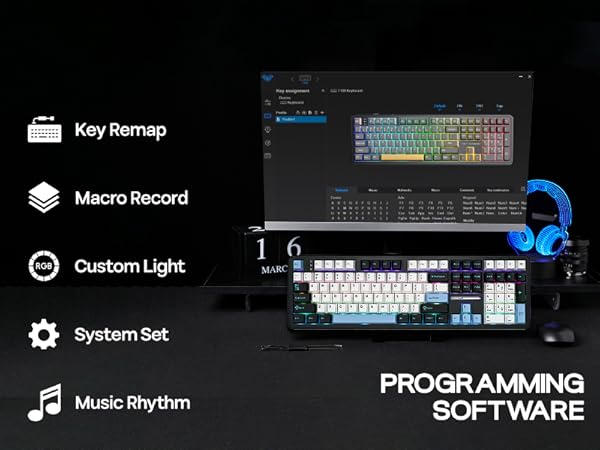 AULA F108 Wireless Gaming Kyeboard