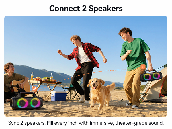 bluetooth speaker with lights