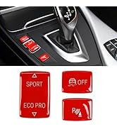 Jaronx Compatible with BMW Gear Mode Switch Button Cover for 1'F20/F21 2012-2018,2'F22/F23 2014-2...
