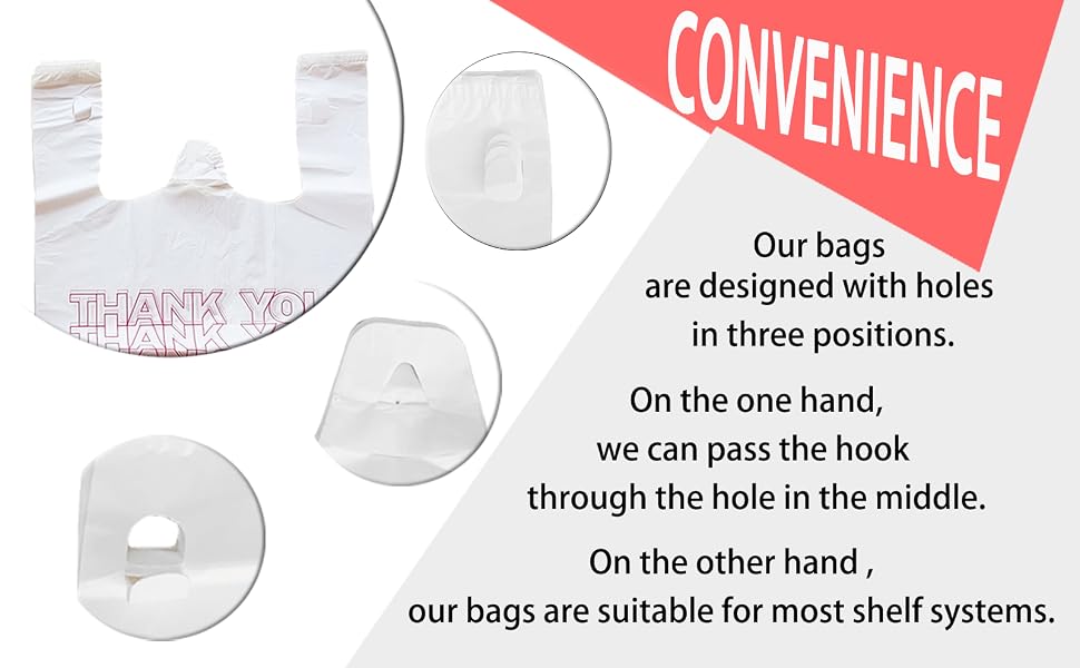 Plastic Bags thank you bags plastic shopping bags T-shirt bags grocery bags