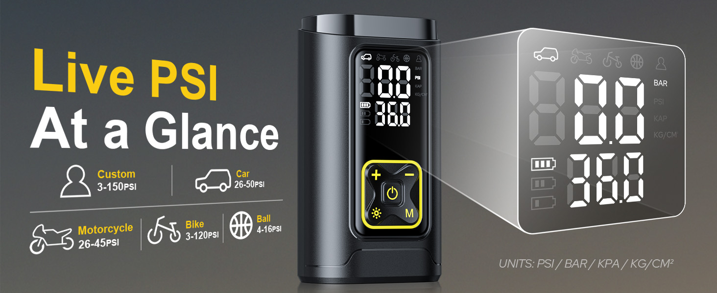 Philoent tire inflator