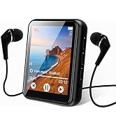 MP3 Player Bluetooth 5.0 Touch Screen Music Player Portable mp3 Player with Speakers high Fidelit...