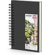 5.5"x8.5"Mixed Media Sketchbook - Multimedia Sketchbook Hardcover, Spiral Bound,120 Pages(160gsm/...