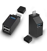 HATMINI 3-Port USB Hub for Laptop,USB Port Expander Adapter,1 USB 3.0 and 2 USB 2.0 Port Portable...