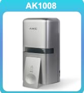 AIKE Wall Mount Liquid Soap Dispenser, 27oz Large Capacity with Extended Pump for Commercial Bath...