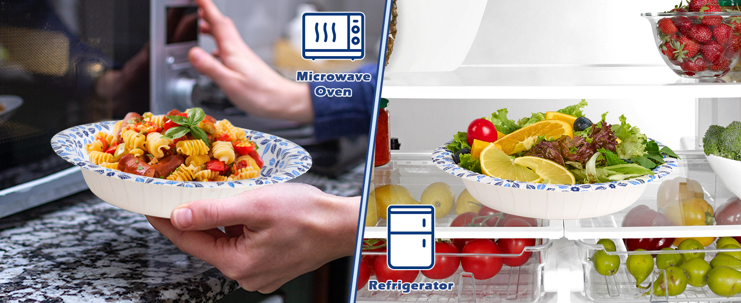 paper bowls microwave safe